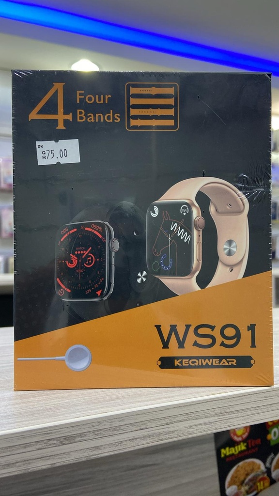 KEQIWEAR WS91 Smart Watch 4 Bands