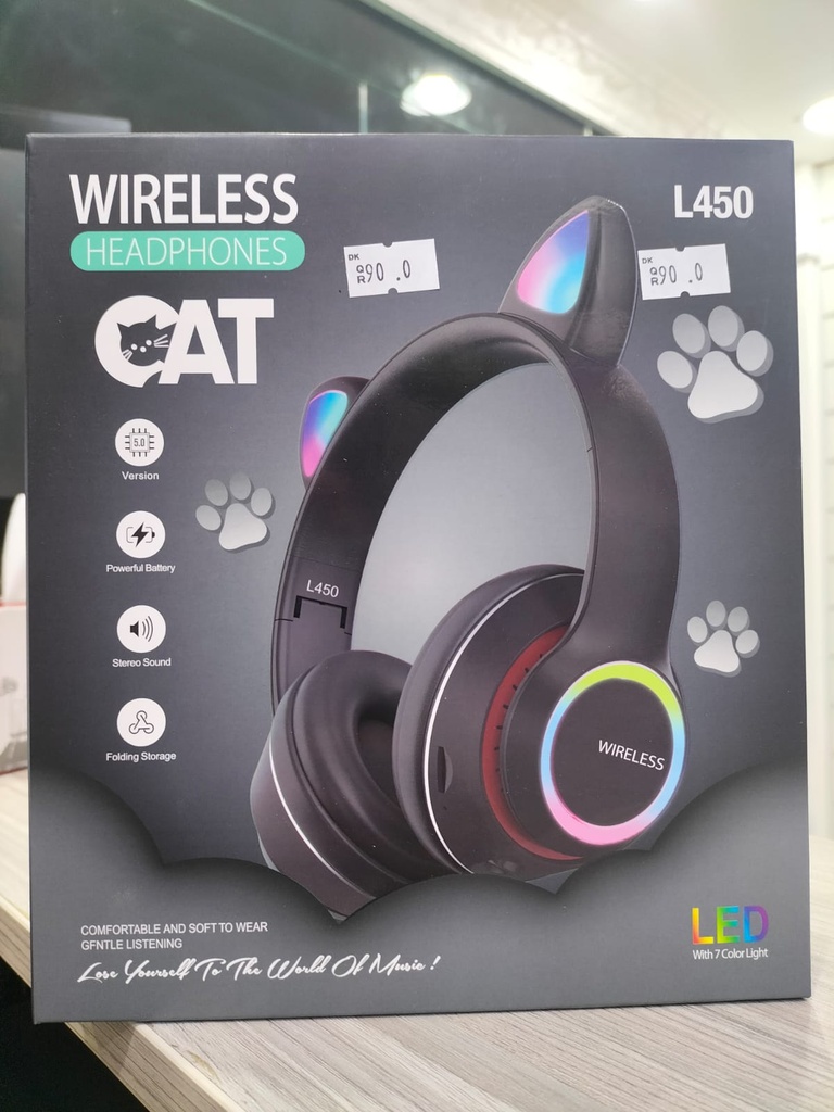 CAT WIRELESS HEADPHONES L450