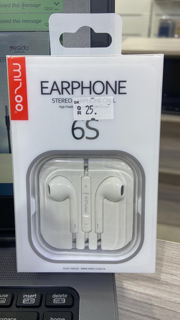 mizoo EARPHONE 6S