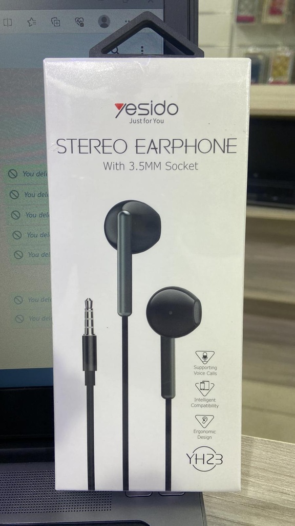 YESIDO Stereo Earphone (YH 23)