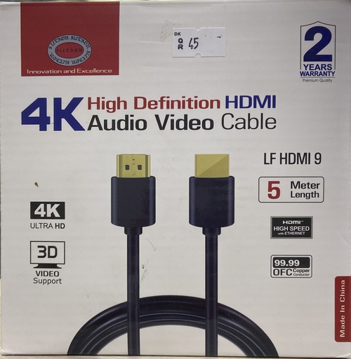 4K HDMI CABLE 5METER