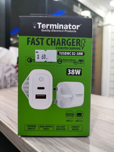 Terminator Fast Charger Tusbwc 02-38w